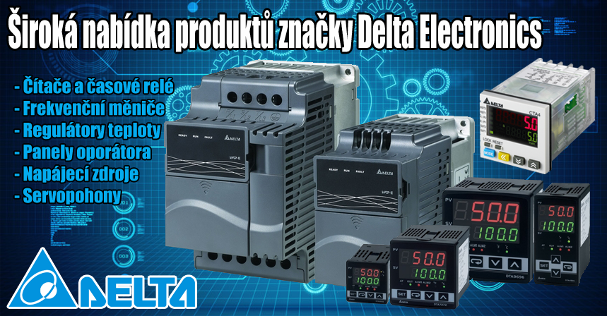 Široká nabídka produktů Delta Elektronics